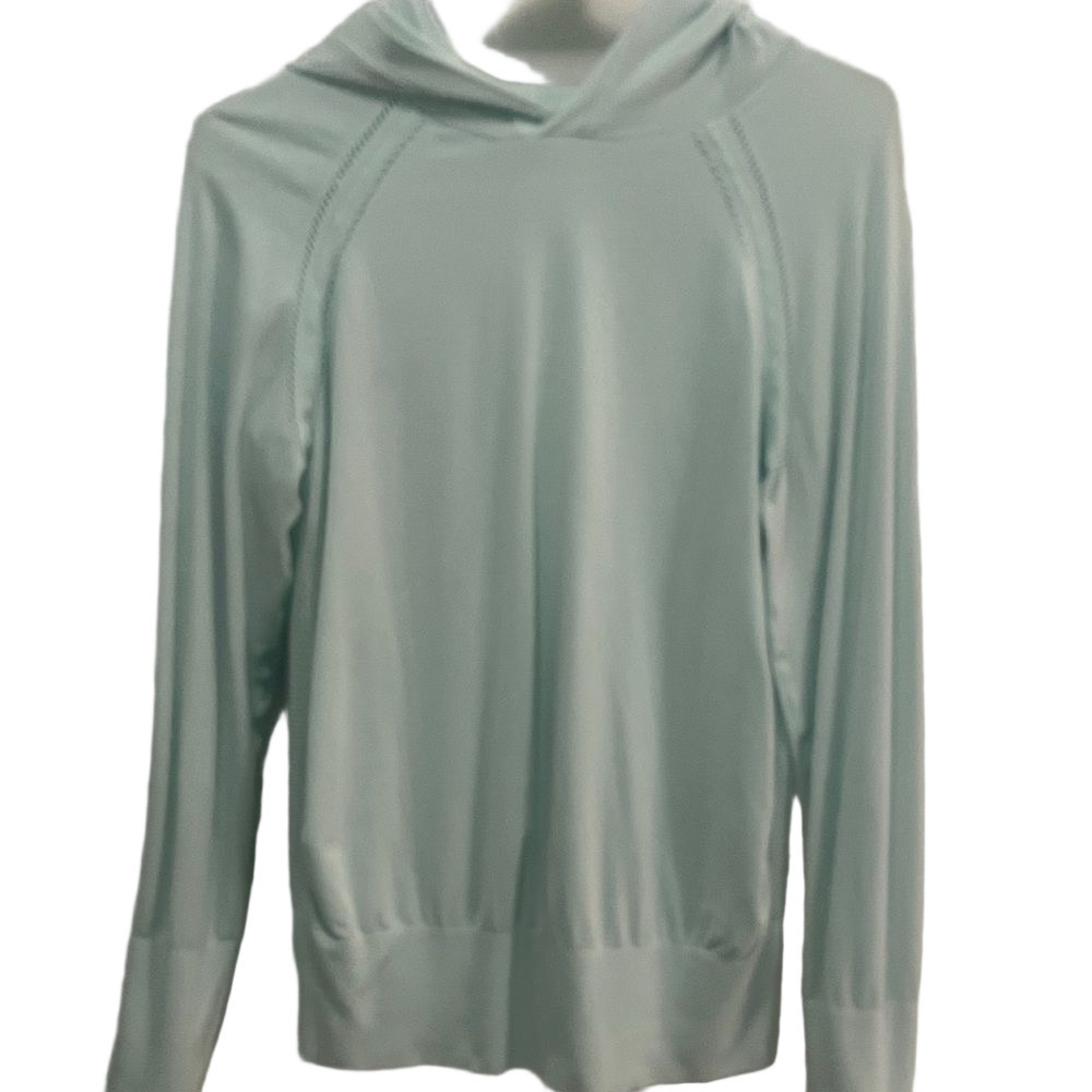 Light Blue Airy Hoodie Sweater